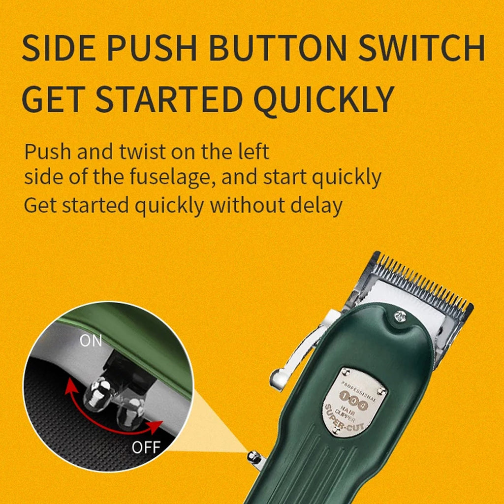 Wiederaufladbare Tierhaarschneider — Leiser Motor, Stahlklingen und LED-Display