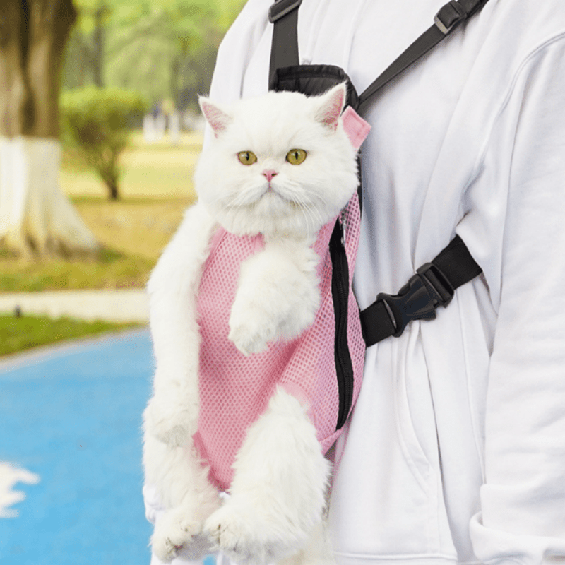 Mochila de viagem para animais TrailPaw, mãos-livres — conforto respirável