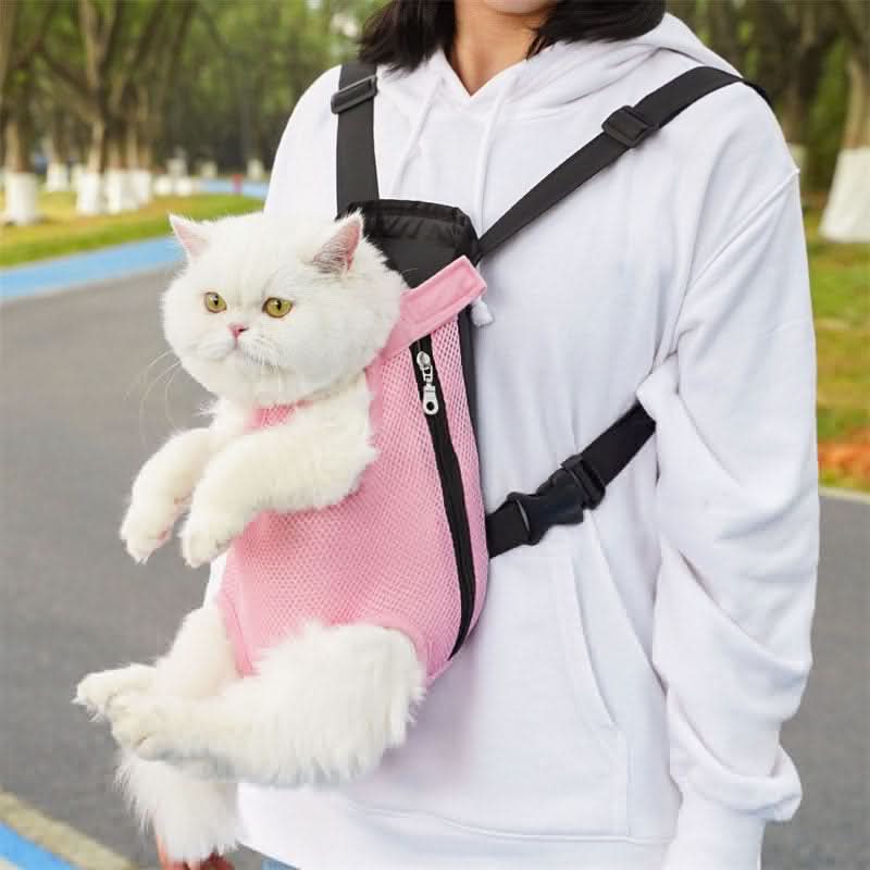 Mochila de viagem para animais TrailPaw, mãos-livres — conforto respirável