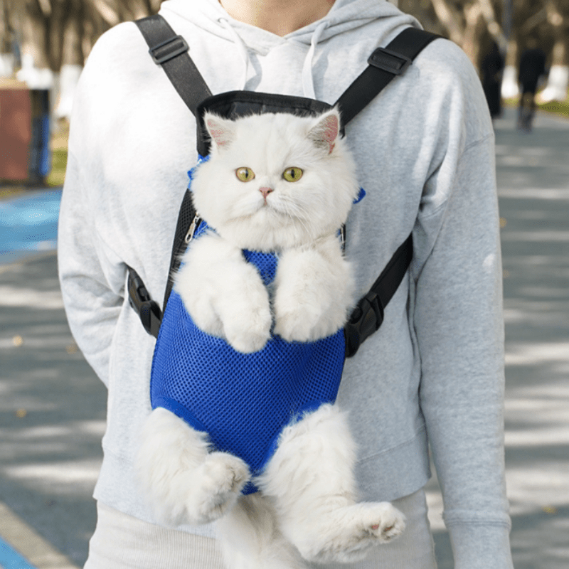 Mochila de viagem para animais TrailPaw, mãos-livres — conforto respirável