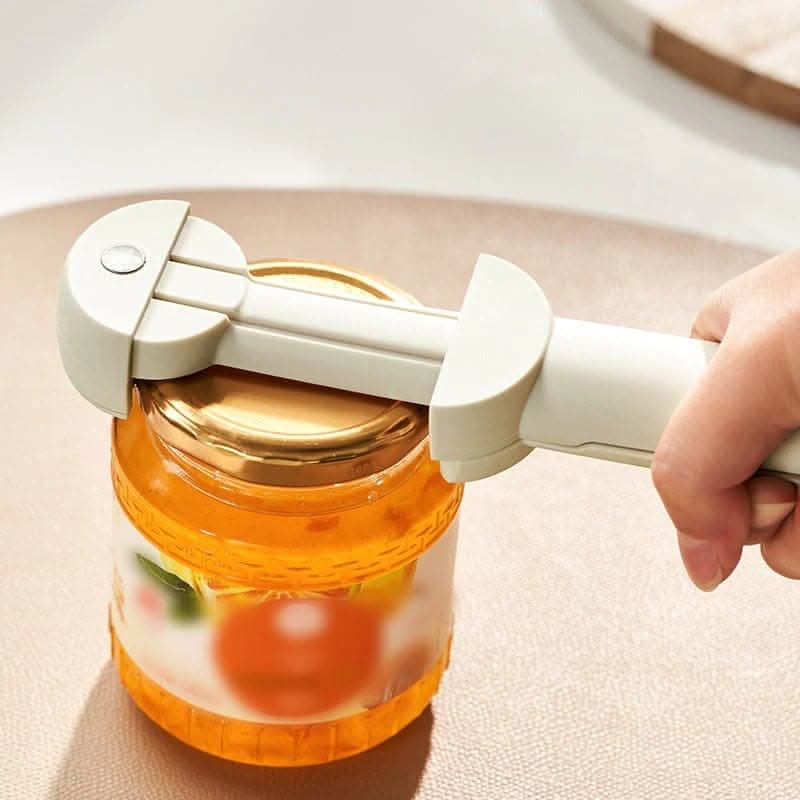 Ouvre-bouteilles et ouvre-bocaux ajustable GripTwist - levier ergonomique, pince flexible