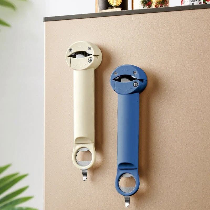 Ouvre-bouteilles et ouvre-bocaux ajustable GripTwist - levier ergonomique, pince flexible