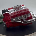 Gasoline-Powered V8 Kit — Functional Mini Motor, CDI, CNC Metal Parts