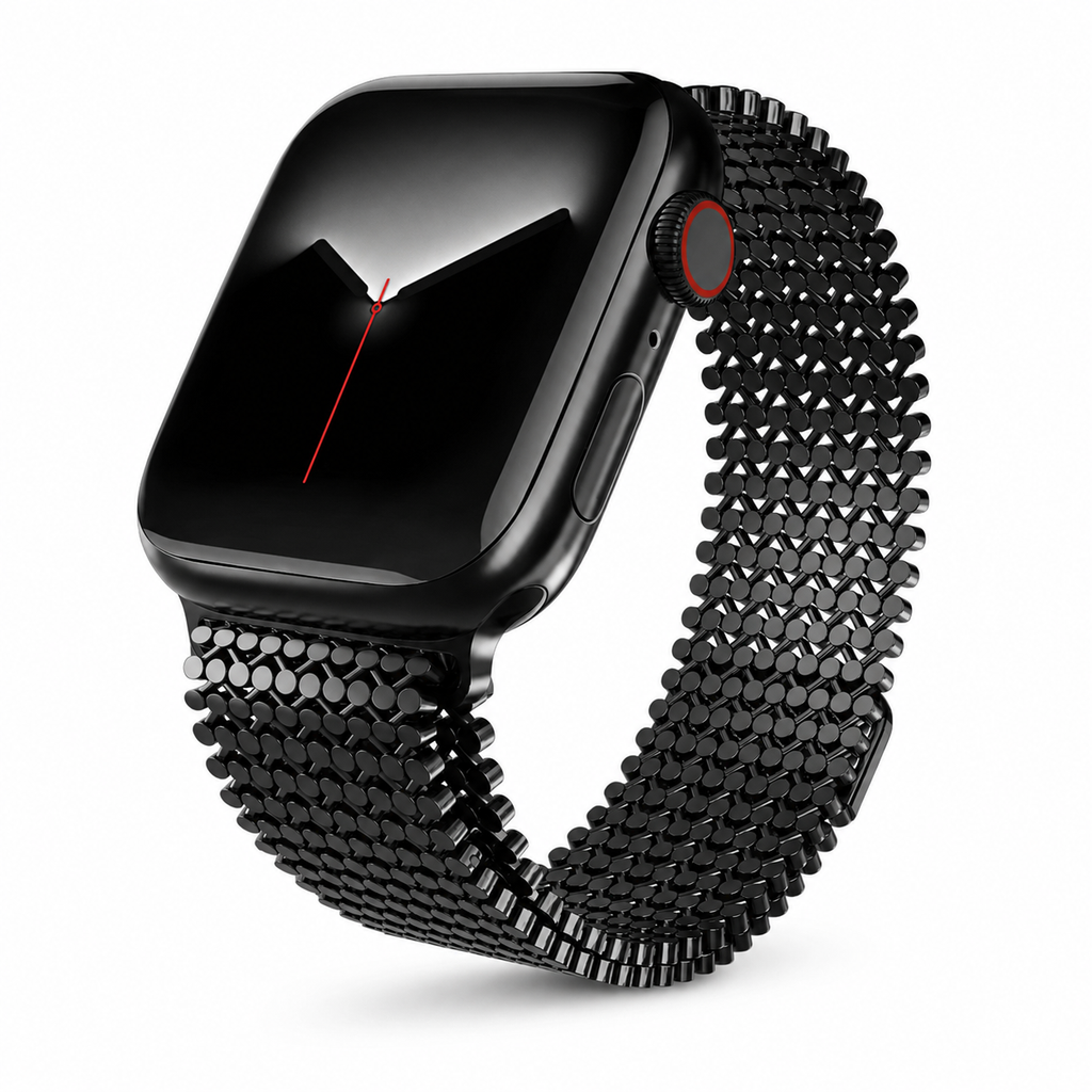 Correa de acero tejida para Apple Watch de 38mm–49mm — Cierre magnético