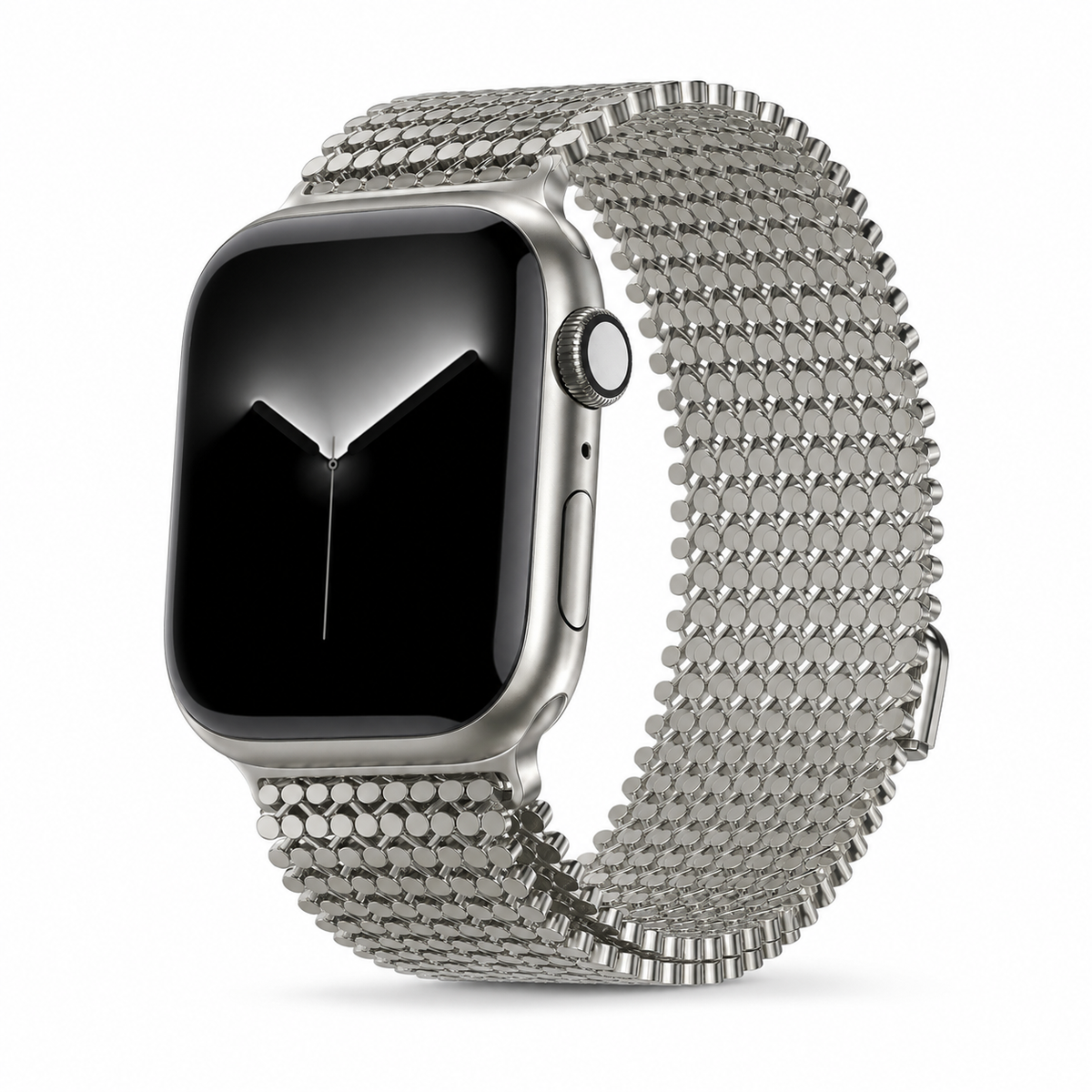 Correa de acero tejida para Apple Watch de 38mm–49mm — Cierre magnético