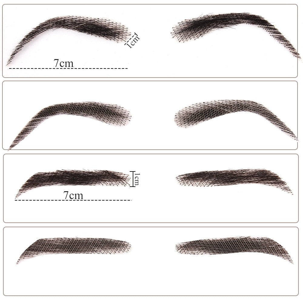 Temporary Reusable 4D Eyebrow Hairpieces – Natural Fuller Brows