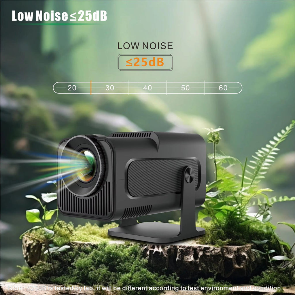Portable Mini Projector 1080p Full HD — Android WiFi LED, 150-Inch
