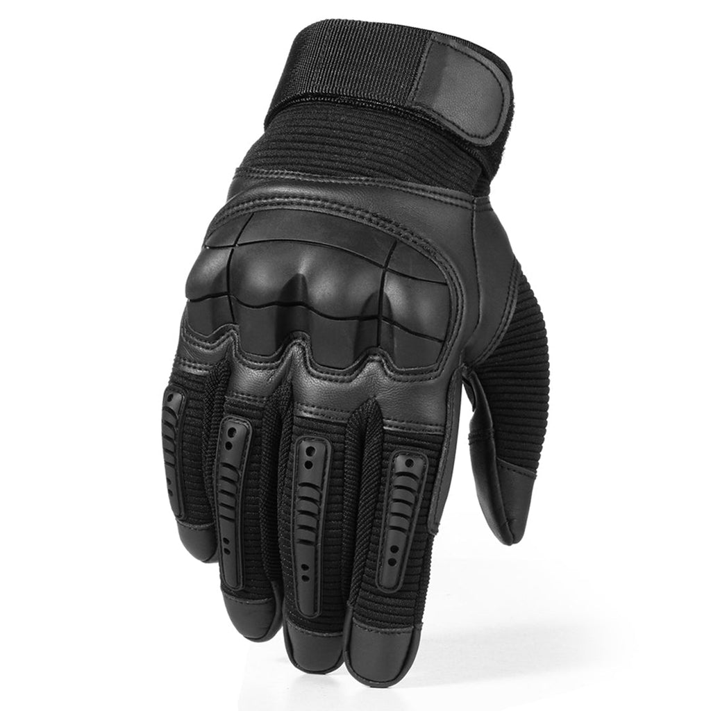 Gants tactiques sans doigts pour homme — paume renforcée, demi-doigts