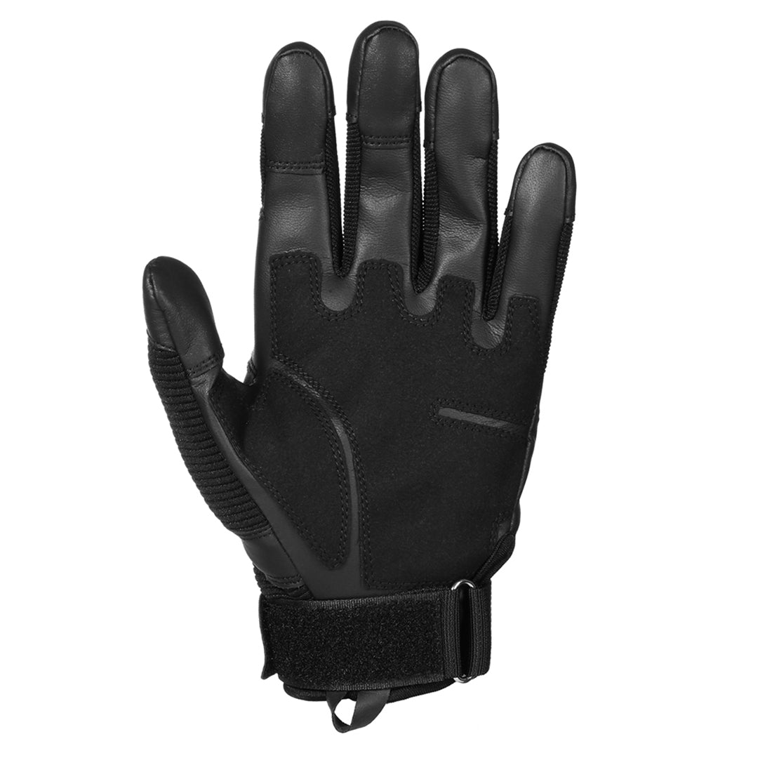 Gants tactiques sans doigts pour homme — paume renforcée, demi-doigts