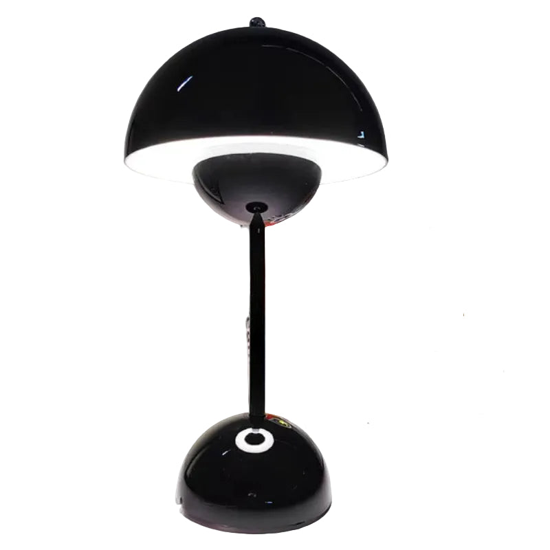 Dobíjecí bezdrátová stolní lampa s dotykovým stmívačem – 3 úrovně jasu, teplé LED světlo, retro květinový design na noční stolek, do obývacího pokoje a | Thomler