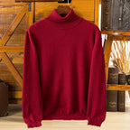 Men's Pure Cashmere Turtleneck Sweater | Euroselle