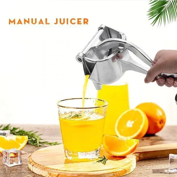 Bärbar manuell citruspress - juicepress för citron, lime och apelsin