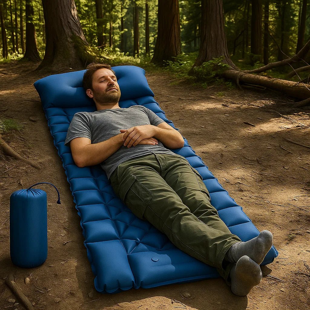 AeroPath Ultralight Camping Sleeping Pad — Fast Inflation System, Water-Resistant Surface