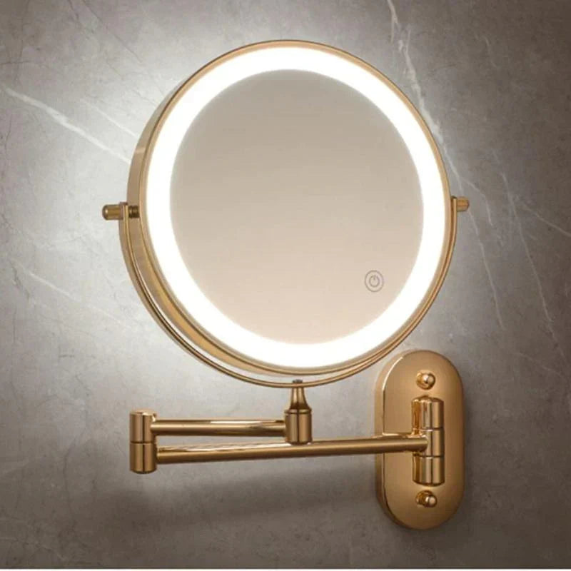LED-Vergrößerungsspiegel, 8-Inch — Wandmontage, Touch-Steuerung, per USB wiederaufladbar