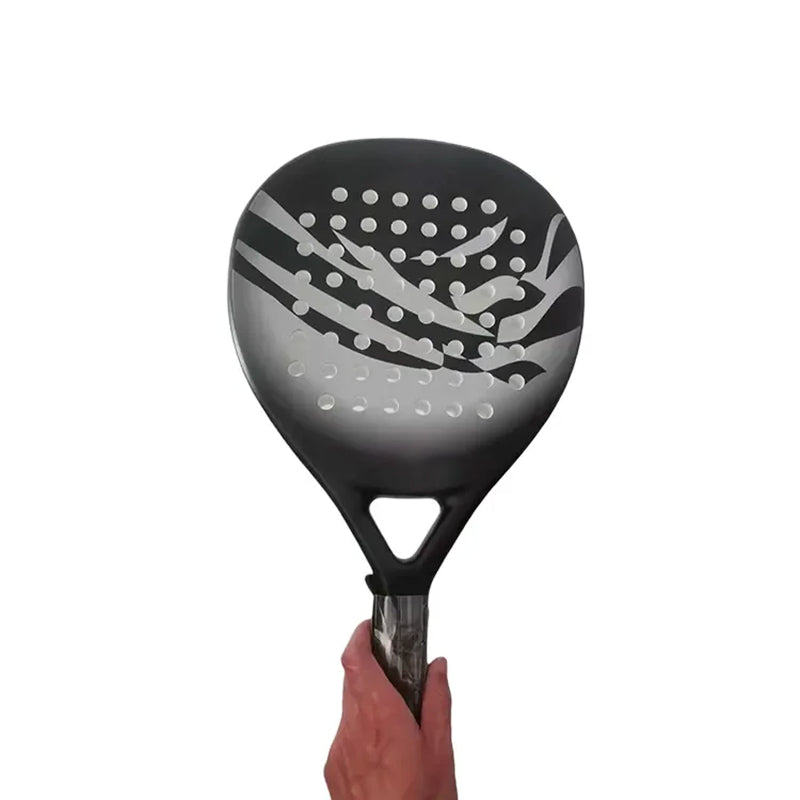 Racchetta da padel in fibra di carbonio per principianti — nucleo in schiuma EVA, design leggero da 13 oz