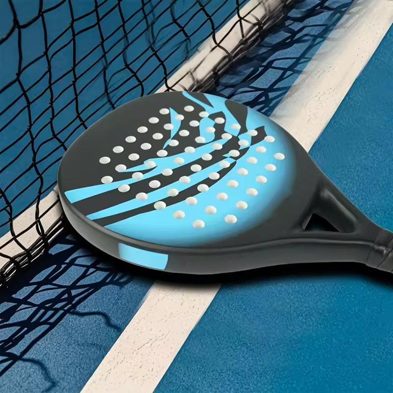 Racchetta da padel in fibra di carbonio per principianti — nucleo in schiuma EVA, design leggero da 13 oz