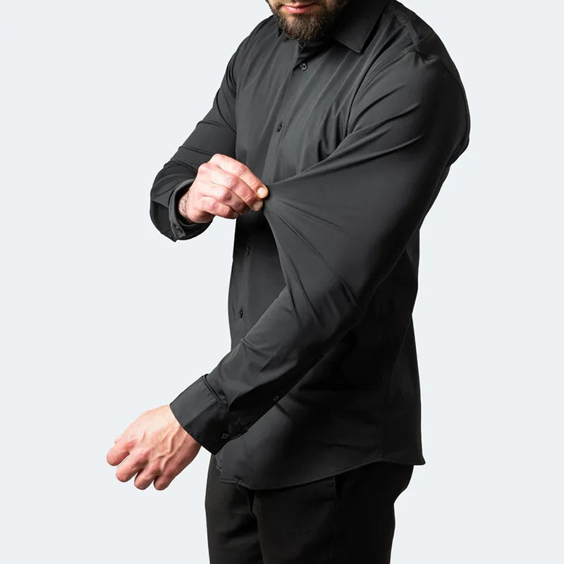 Camicia elegante da uomo elasticizzata ad alte prestazioni | Euroselle