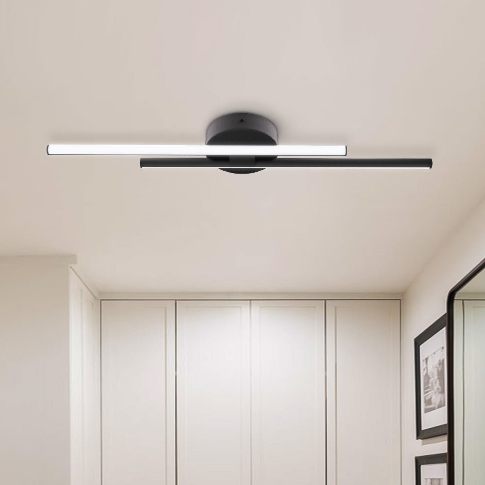 24 in-es fém lineáris LED mennyezeti lámpa, 6000 K, hideg fehér