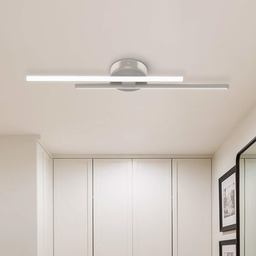 24 in-es fém lineáris LED mennyezeti lámpa, 6000 K, hideg fehér