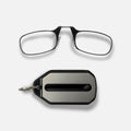 Faltbare Schlüsselanhänger-Lesebrille — kompakte Aufstecklesebrille