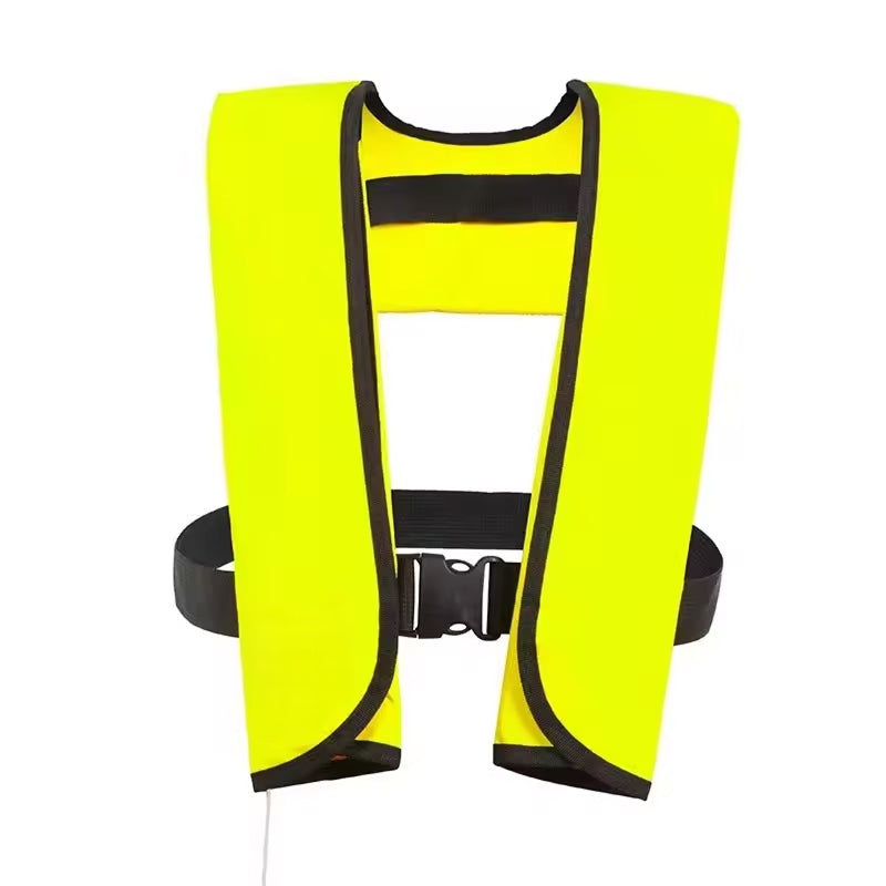 Neoprene Auto-Inflating Vest — 150N, SOLAS Reflective, 3-5 Sec, 330 lbs