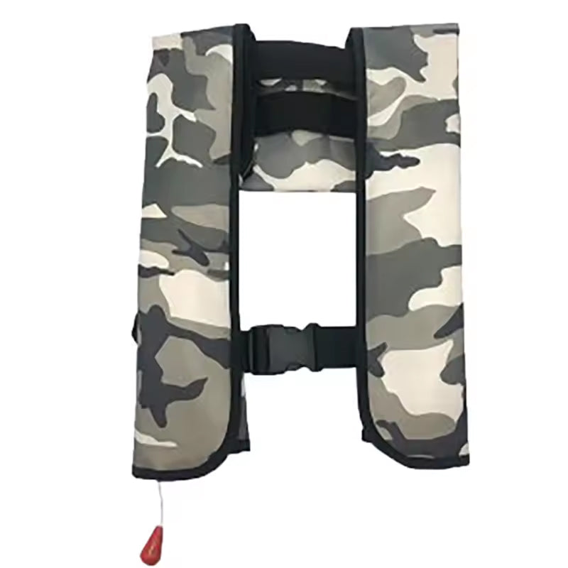 Neoprene Auto-Inflating Vest — 150N, SOLAS Reflective, 3-5 Sec, 330 lbs
