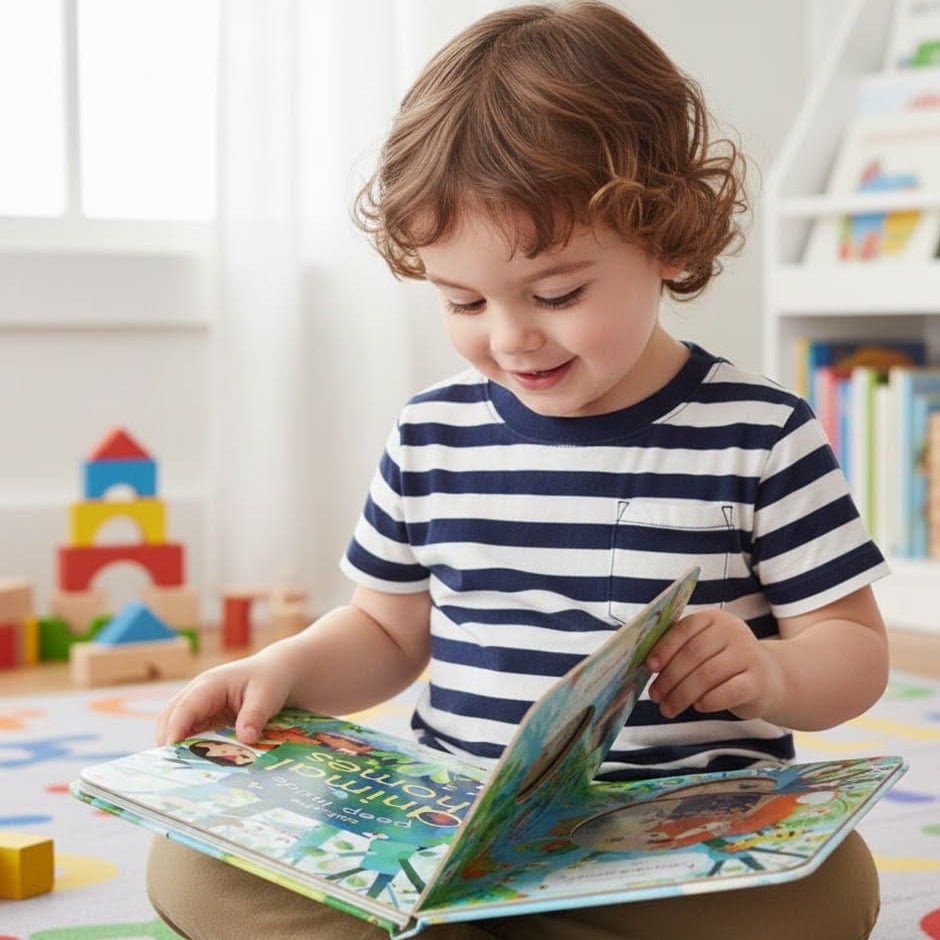 Libro de cuentos desplegable en 3D Bosque Aurora — escenas de página vibrantes y capas de papel animadas
