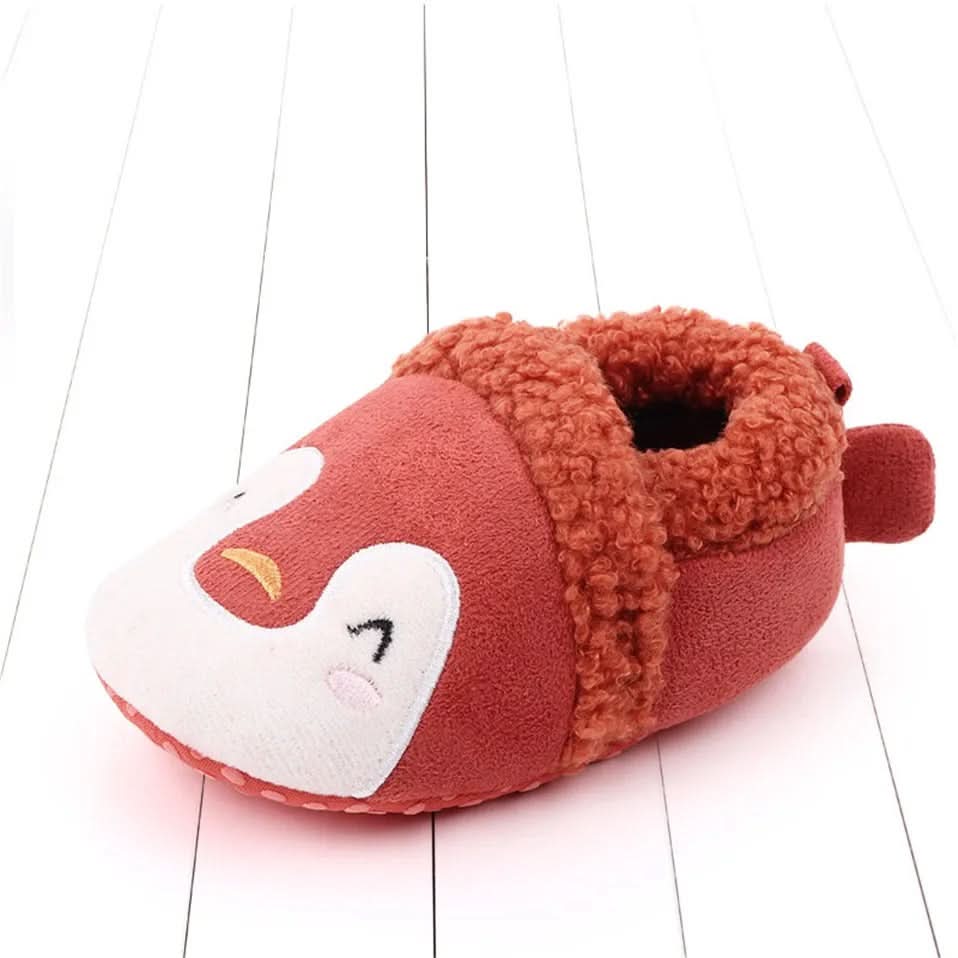 CozyTreads sklisikre tøfler for babyer — SnugPaws-design, såler med sikkert grep
