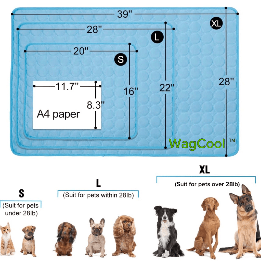 Tappetino rinfrescante in gel di seta ghiacciata ad attivazione automatica per cani e gatti, lavabile