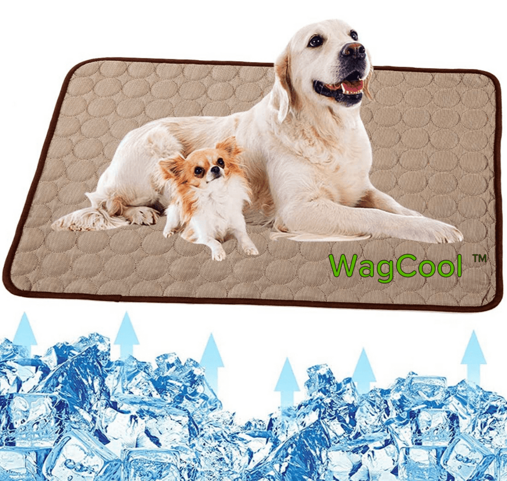 Tappetino rinfrescante in gel di seta ghiacciata ad attivazione automatica per cani e gatti, lavabile