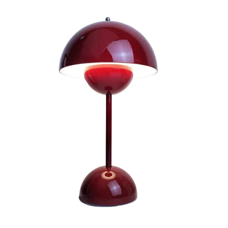 Dobíjecí bezdrátová stolní lampa s dotykovým stmívačem – 3 úrovně jasu, teplé LED světlo, retro květinový design na noční stolek, do obývacího pokoje a | Thomler