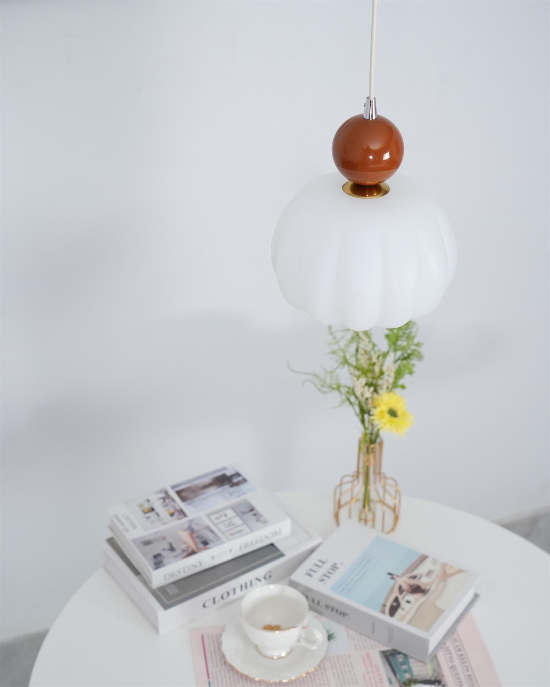 Modern Pumpkin Pendant Light | Euroselle