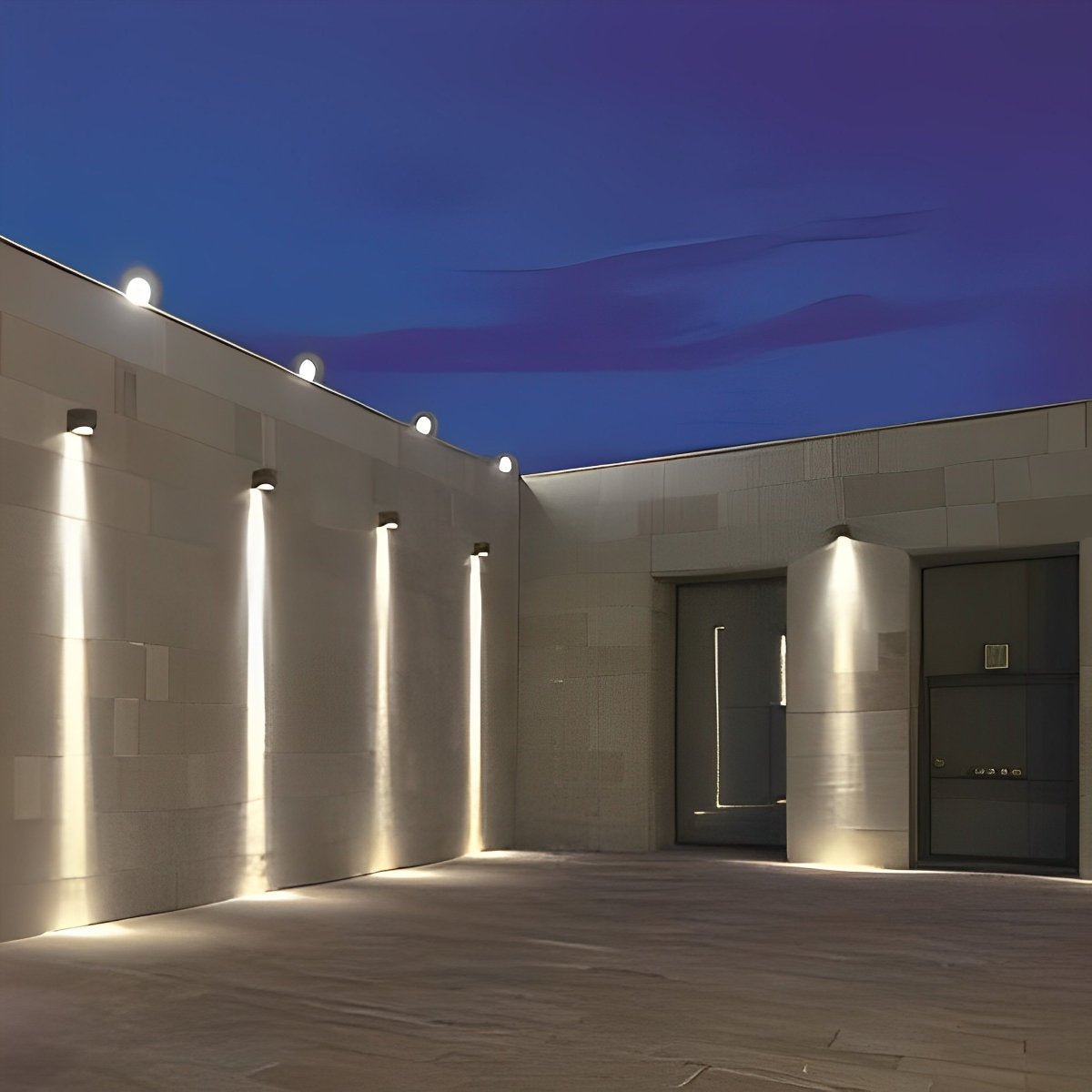 Šedý nastavitelný voděodolný LED reflektor, tlakově litý hliník, 20W-80W