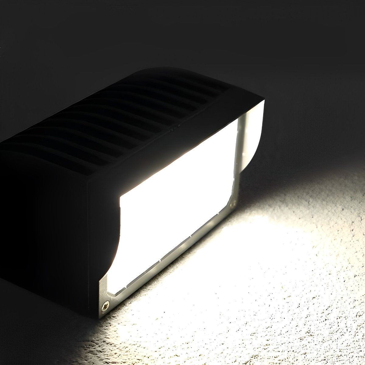 Šedý nastavitelný voděodolný LED reflektor, tlakově litý hliník, 20W-80W