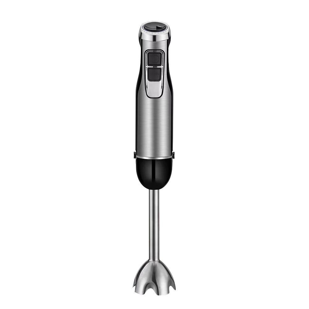 Stavmixer med 4 funktioner — 1200W, 6 hastigheter, hackare, visp och bägare