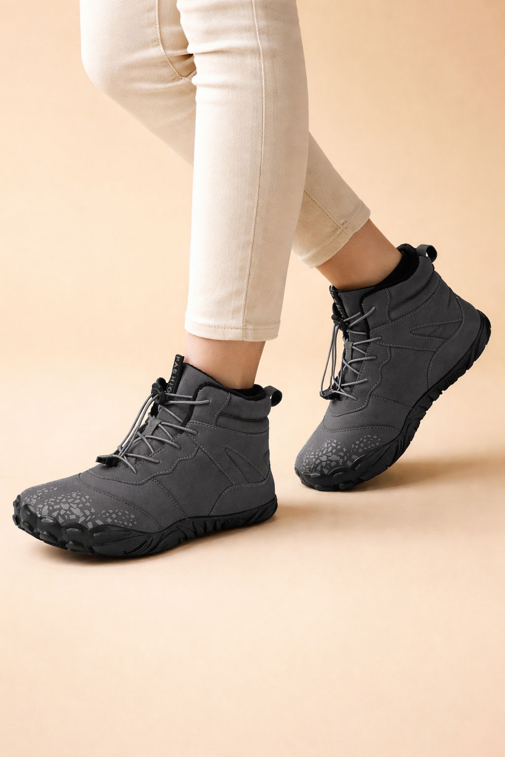 Women's Waterproof Minimalist Winter Boots — Flexible Zero-Drop Sole