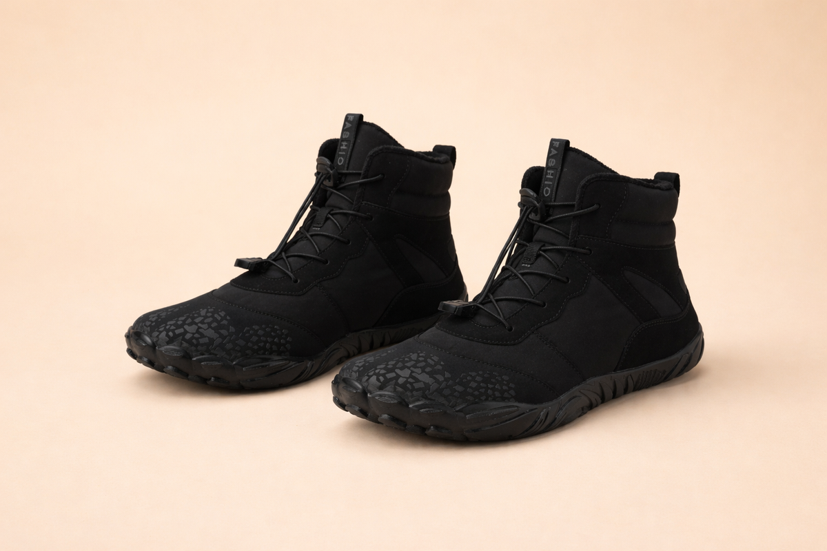 Women's Waterproof Minimalist Winter Boots — Flexible Zero-Drop Sole